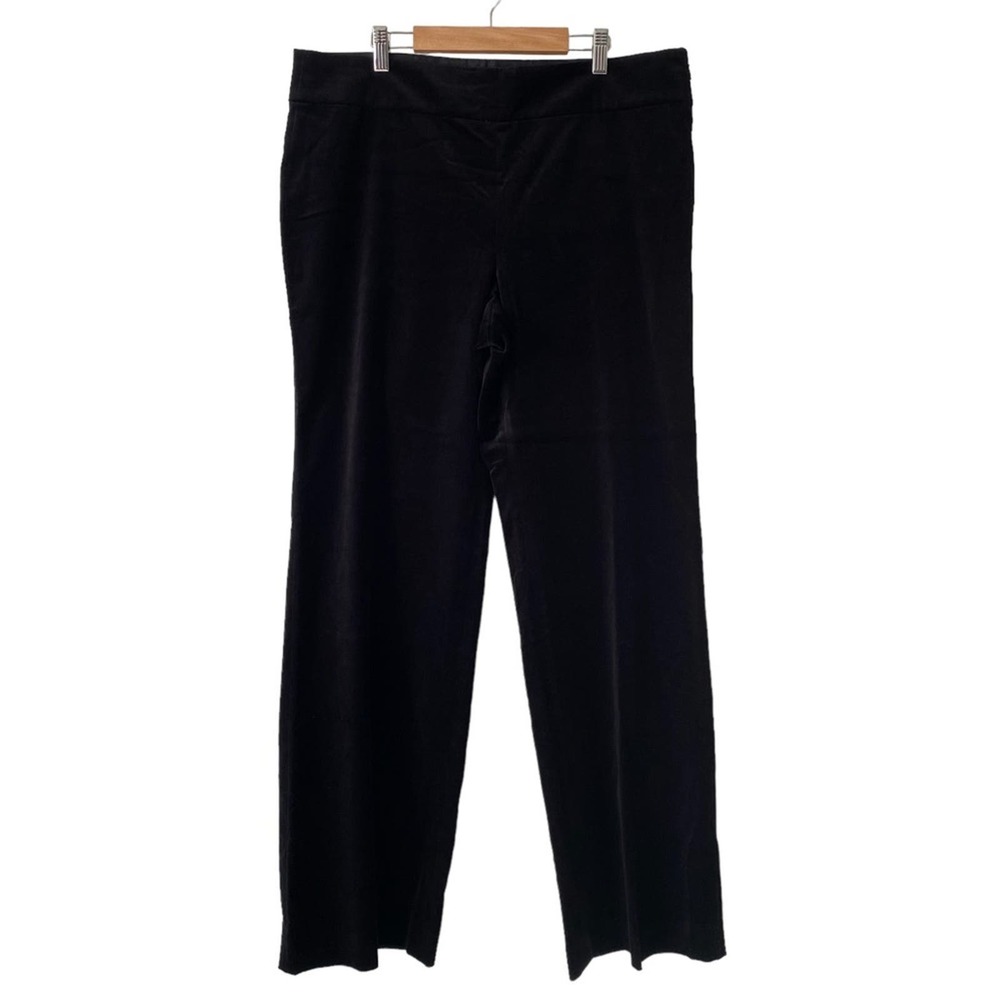 Ann Taylor Holiday Velvet Dress Pants Black Women's 12